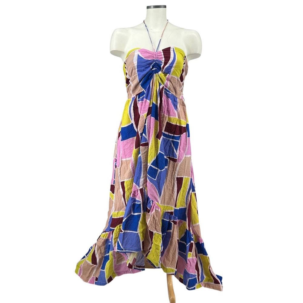 NWT Anthropologie x The Odells High-Low Halter Dress Size Large READ - Picture 4 of 14
